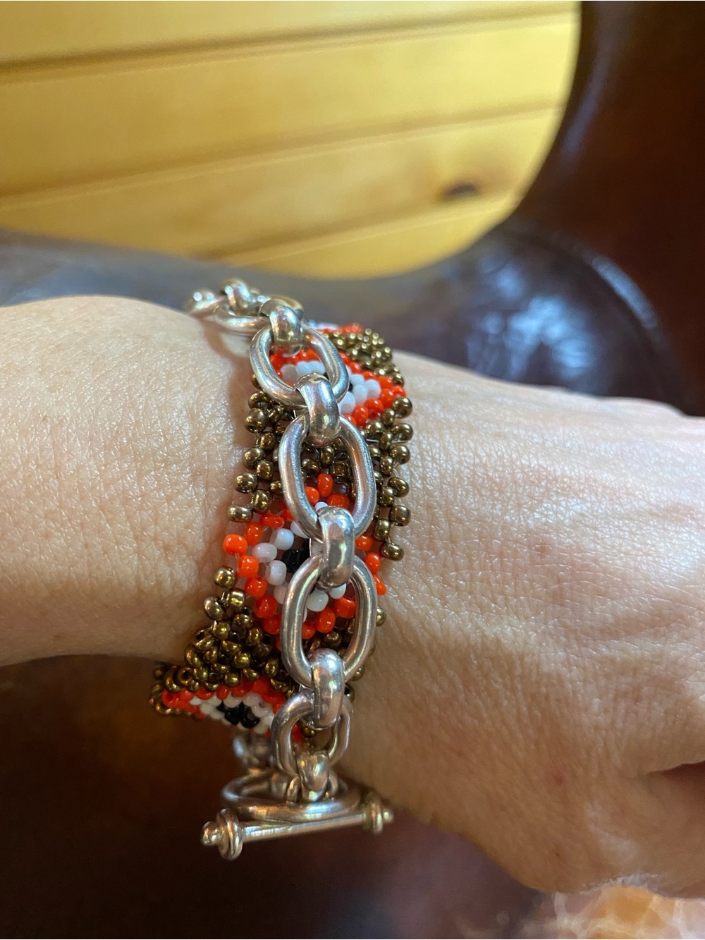 8” Sterling Silver 28g Chunky Oval Link Toggle Bracelet | Heavy 925 Chain - Picture 6 of 9